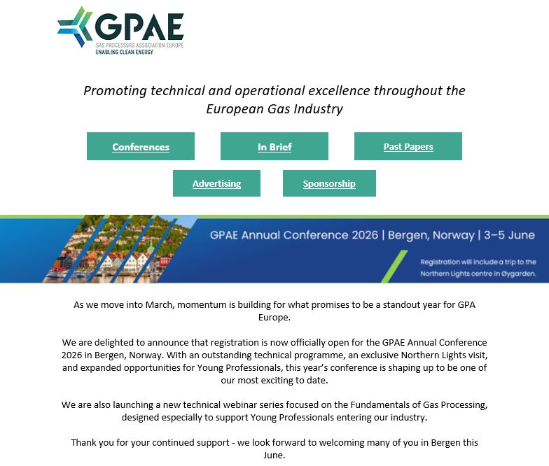 GPAE March Newsletter 2026