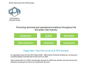 January 2020 Newsletter