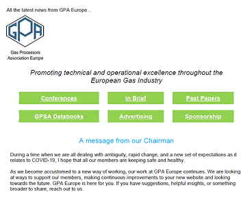 GPA Europe May 2020 Newsletter