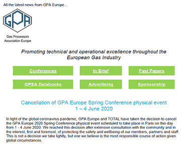 GPA Europe June 2020 Newsletter