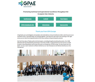 GPA Europe December 2022 Newsletter
